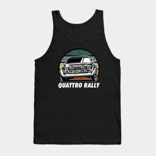 Quattro Rally Car Tank Top